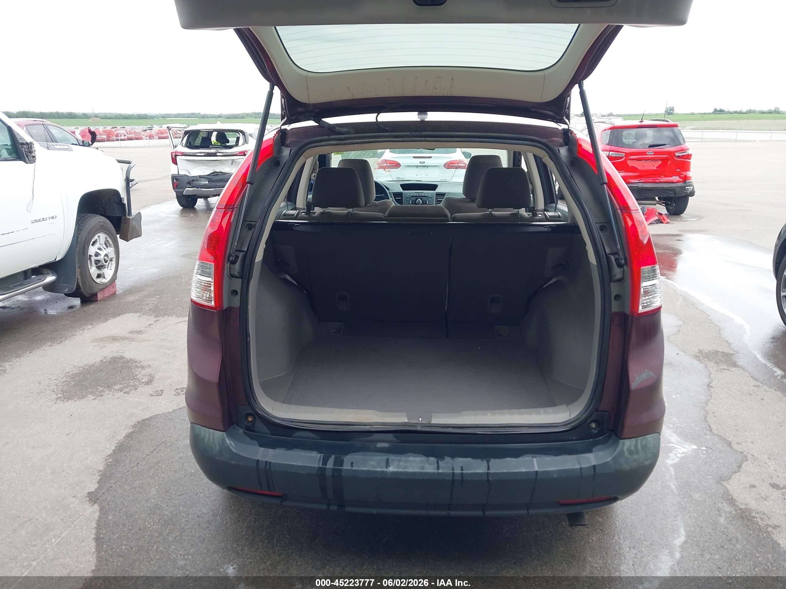 2014 Honda Cr-v Ex Maroon vin: 5J6RM4H52EL102435