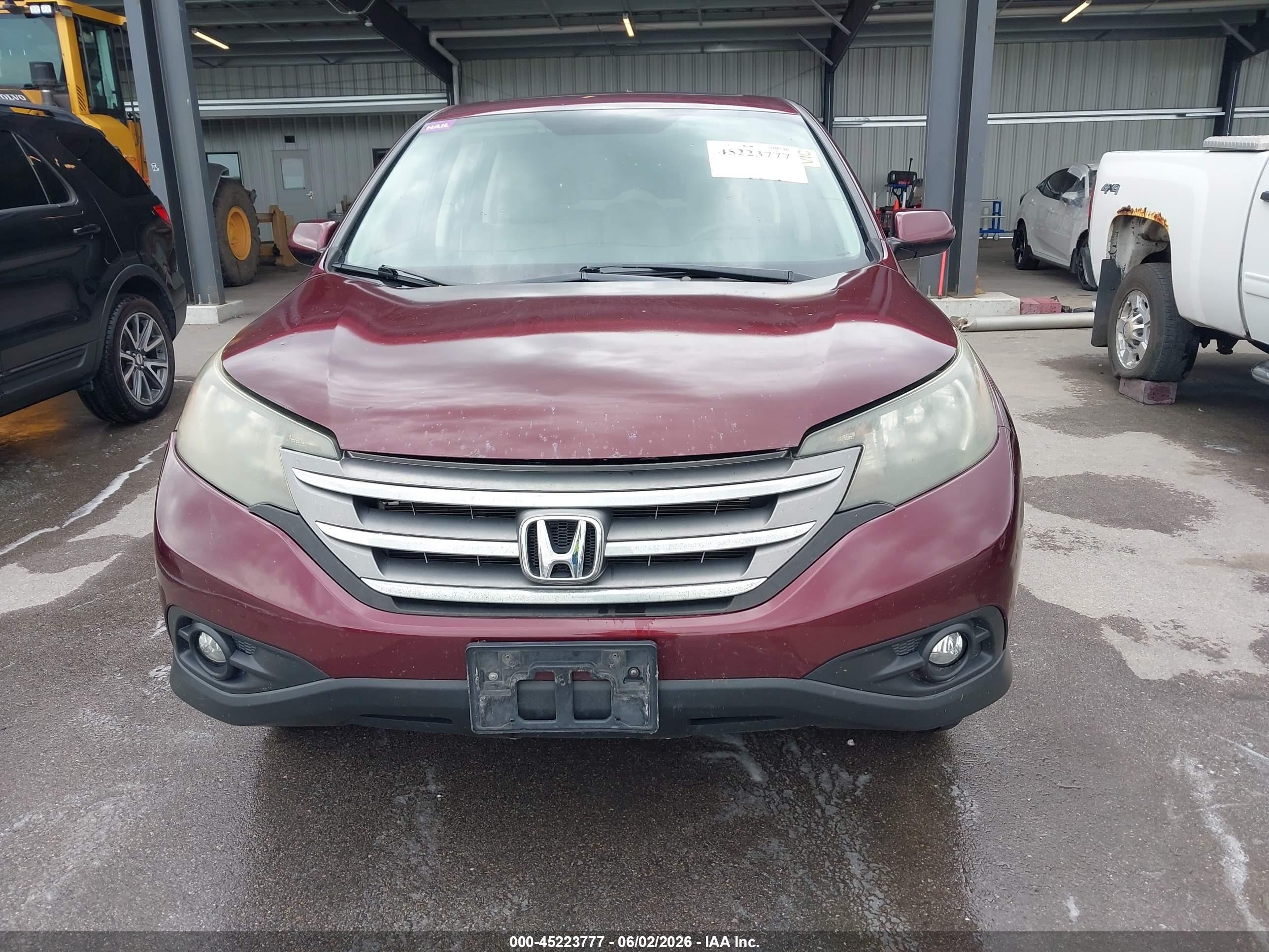 2014 Honda Cr-v Ex Maroon vin: 5J6RM4H52EL102435