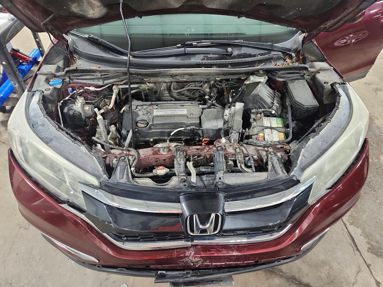 2015 Honda Cr-v Ex Maroon vin: 5J6RM4H52FL001803