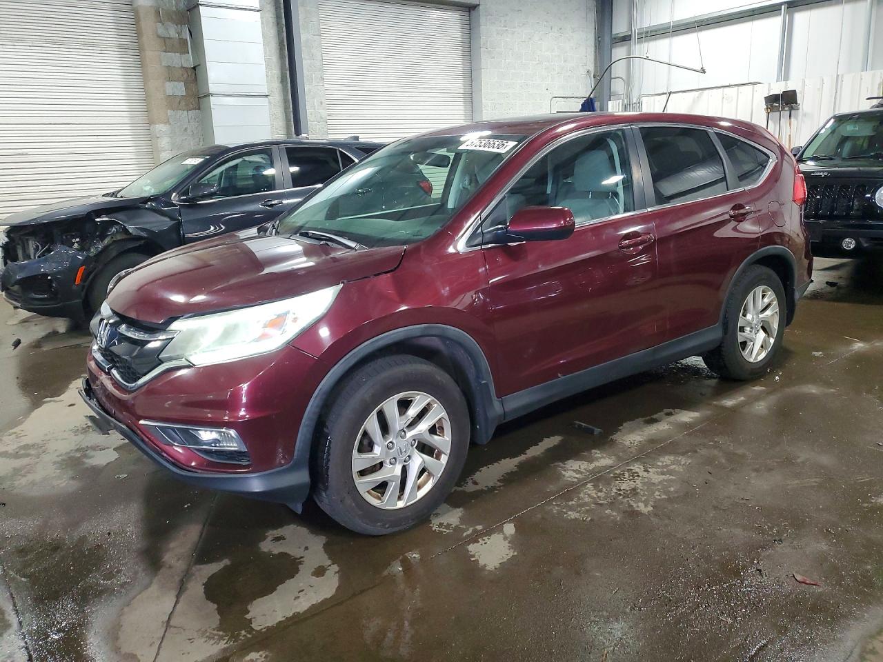 2015 Honda Cr-v Ex Maroon vin: 5J6RM4H52FL001803