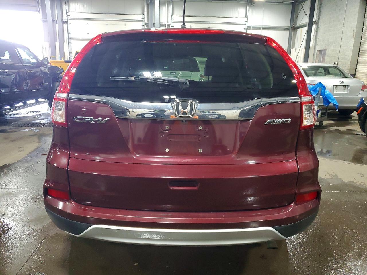 2015 Honda Cr-v Ex Maroon vin: 5J6RM4H52FL001803