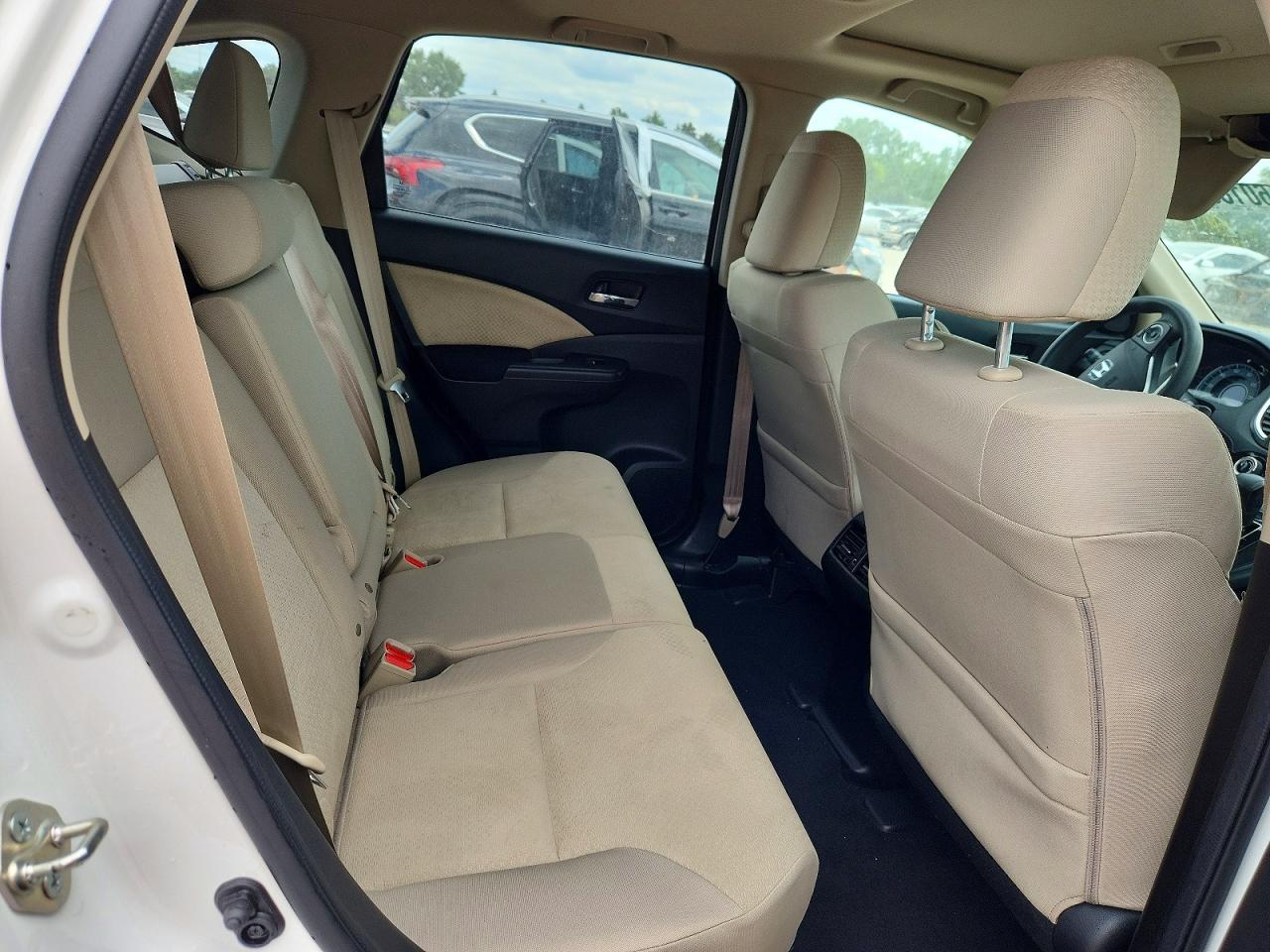 2015 Honda Cr-v Ex White vin: 5J6RM4H52FL026474