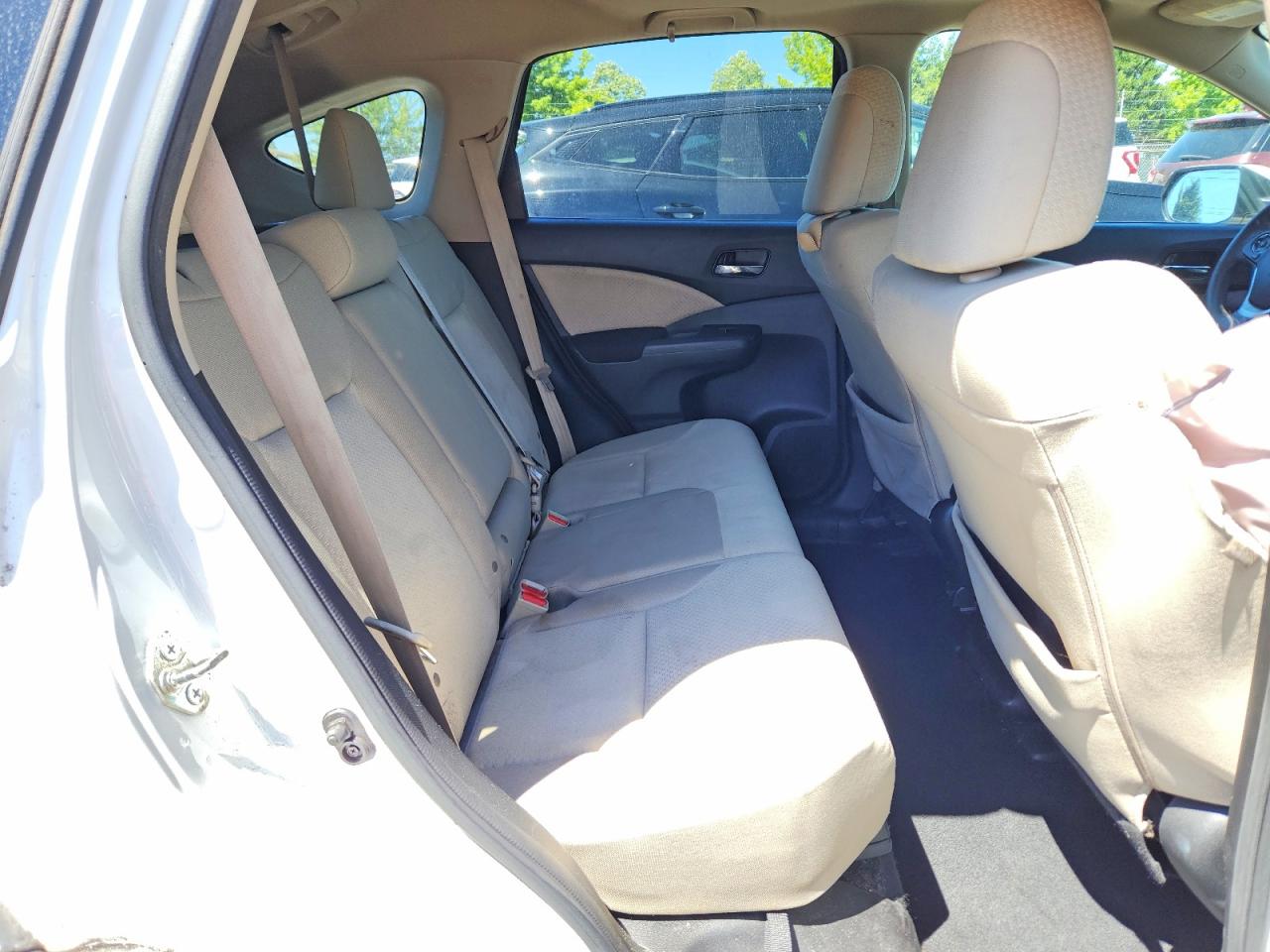 2015 Honda Cr-v Ex White vin: 5J6RM4H52FL043453