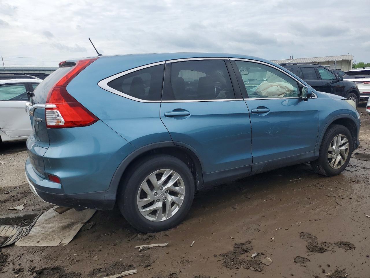 2015 Honda Cr-v Ex Синий vin: 5J6RM4H52FL051245