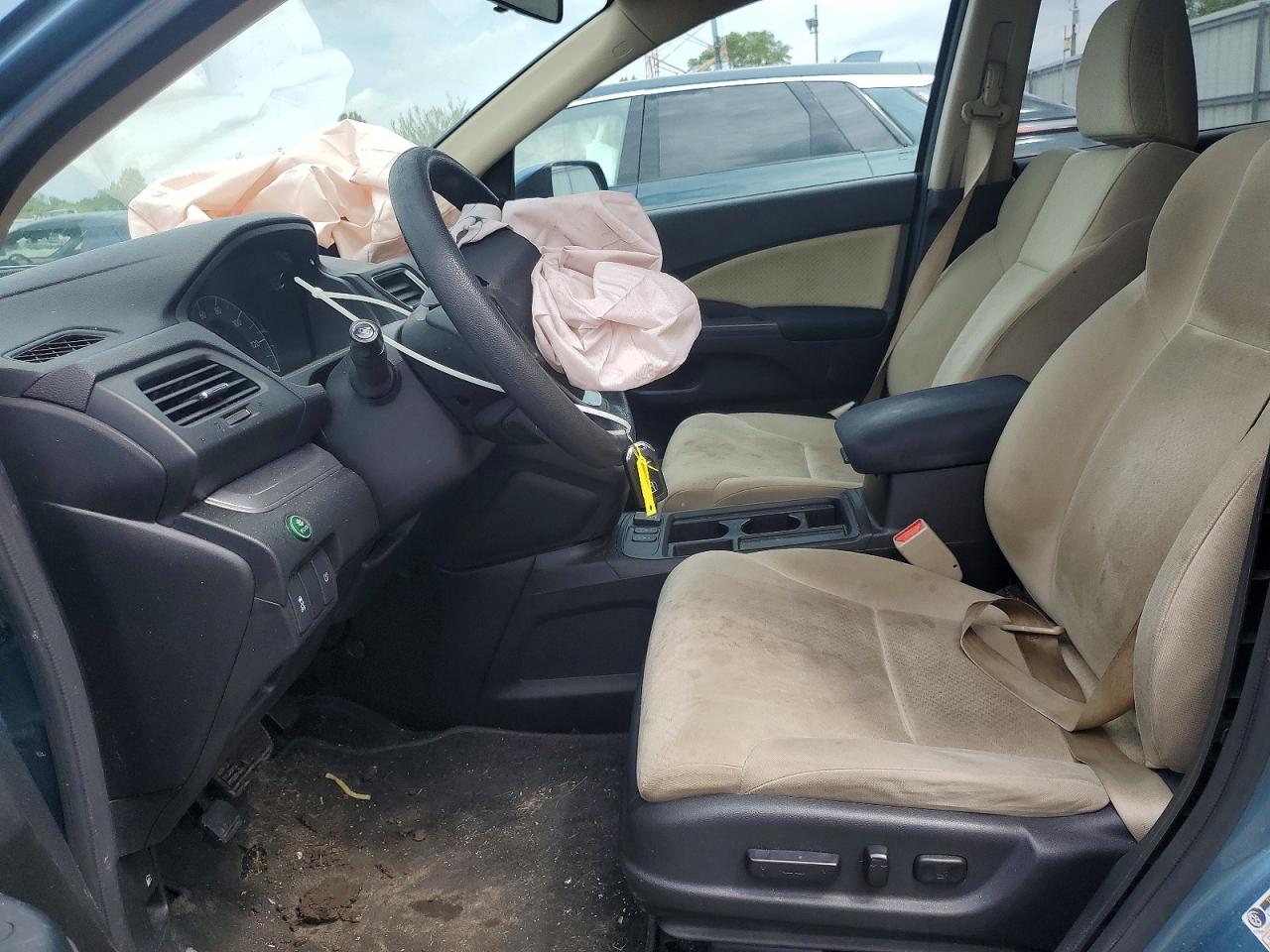 2015 Honda Cr-v Ex Синий vin: 5J6RM4H52FL051245