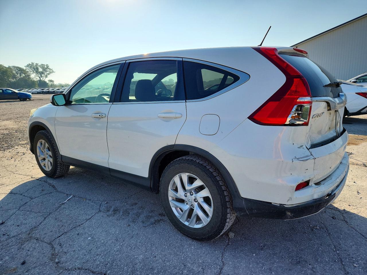 2015 Honda Cr-v Ex White vin: 5J6RM4H52FL072905