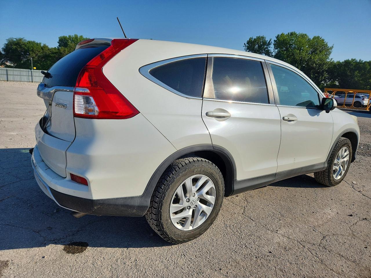 2015 Honda Cr-v Ex White vin: 5J6RM4H52FL072905