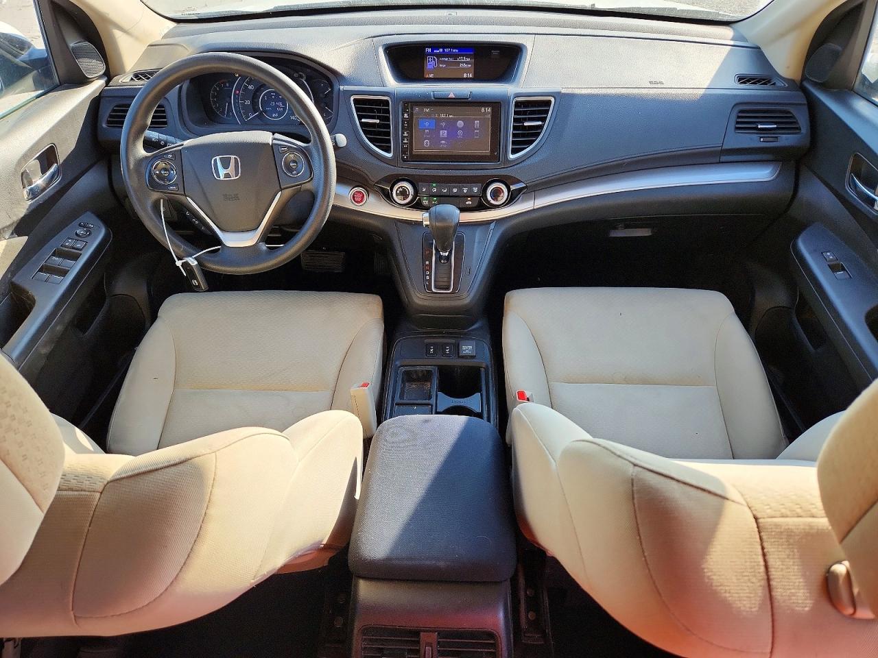 2015 Honda Cr-v Ex White vin: 5J6RM4H52FL072905
