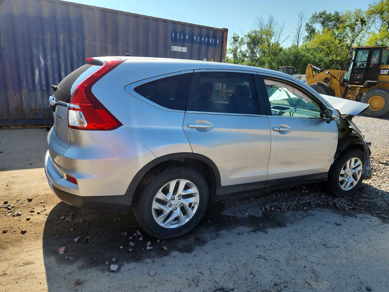 2015 Honda Cr-v Ex Silver vin: 5J6RM4H52FL092006
