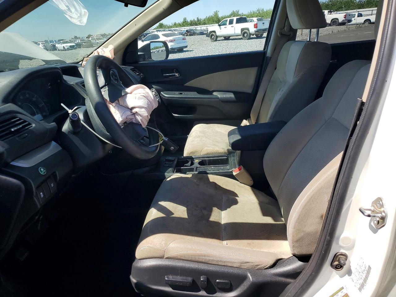 2015 Honda Cr-v Ex Белый vin: 5J6RM4H52FL093284
