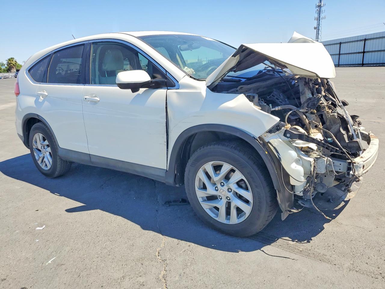 2015 Honda Cr-v Ex Белый vin: 5J6RM4H52FL093284