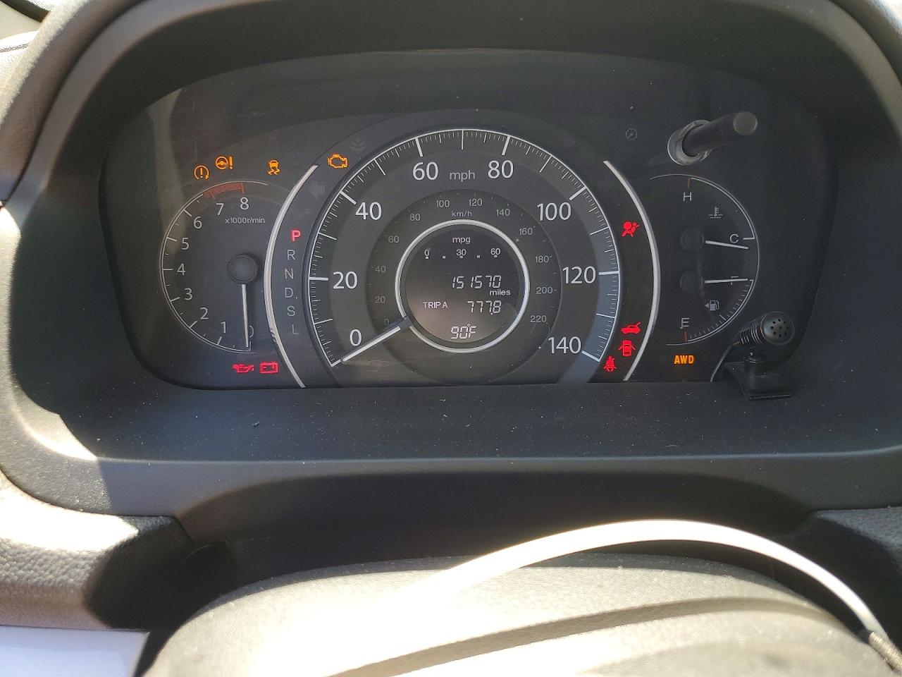 2015 Honda Cr-v Ex Белый vin: 5J6RM4H52FL093284