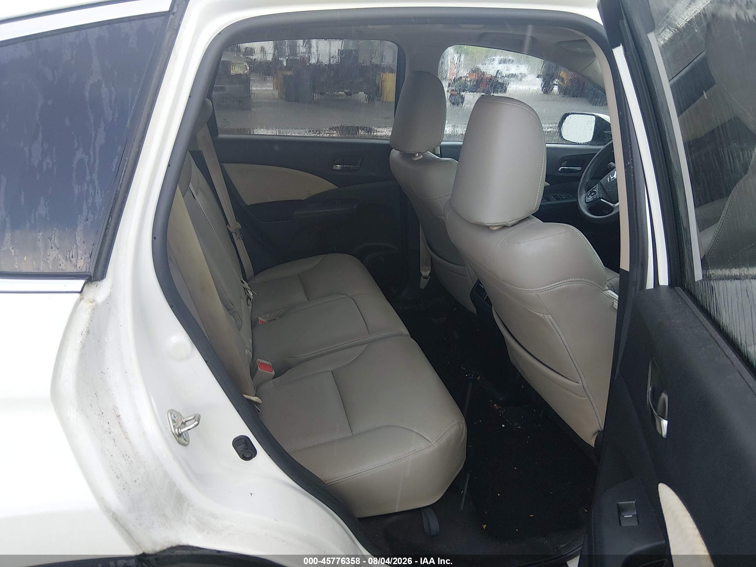 2016 Honda Cr-v Ex White vin: 5J6RM4H52GL052686
