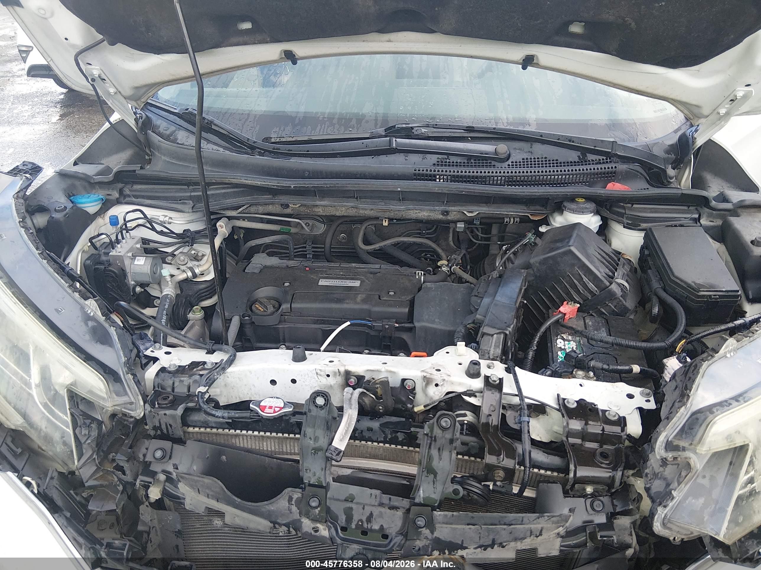 2016 Honda Cr-v Ex White vin: 5J6RM4H52GL052686