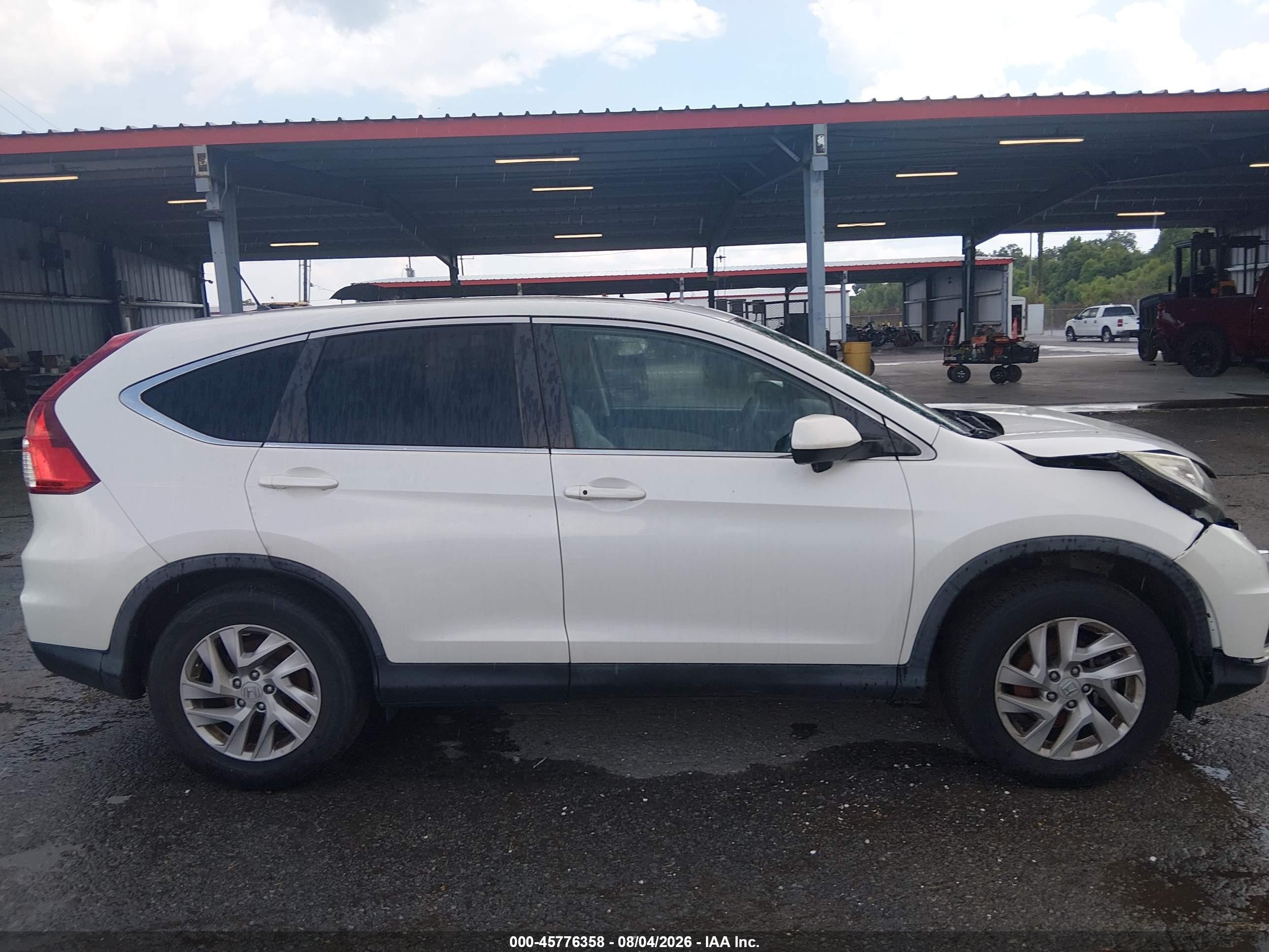 2016 Honda Cr-v Ex White vin: 5J6RM4H52GL052686