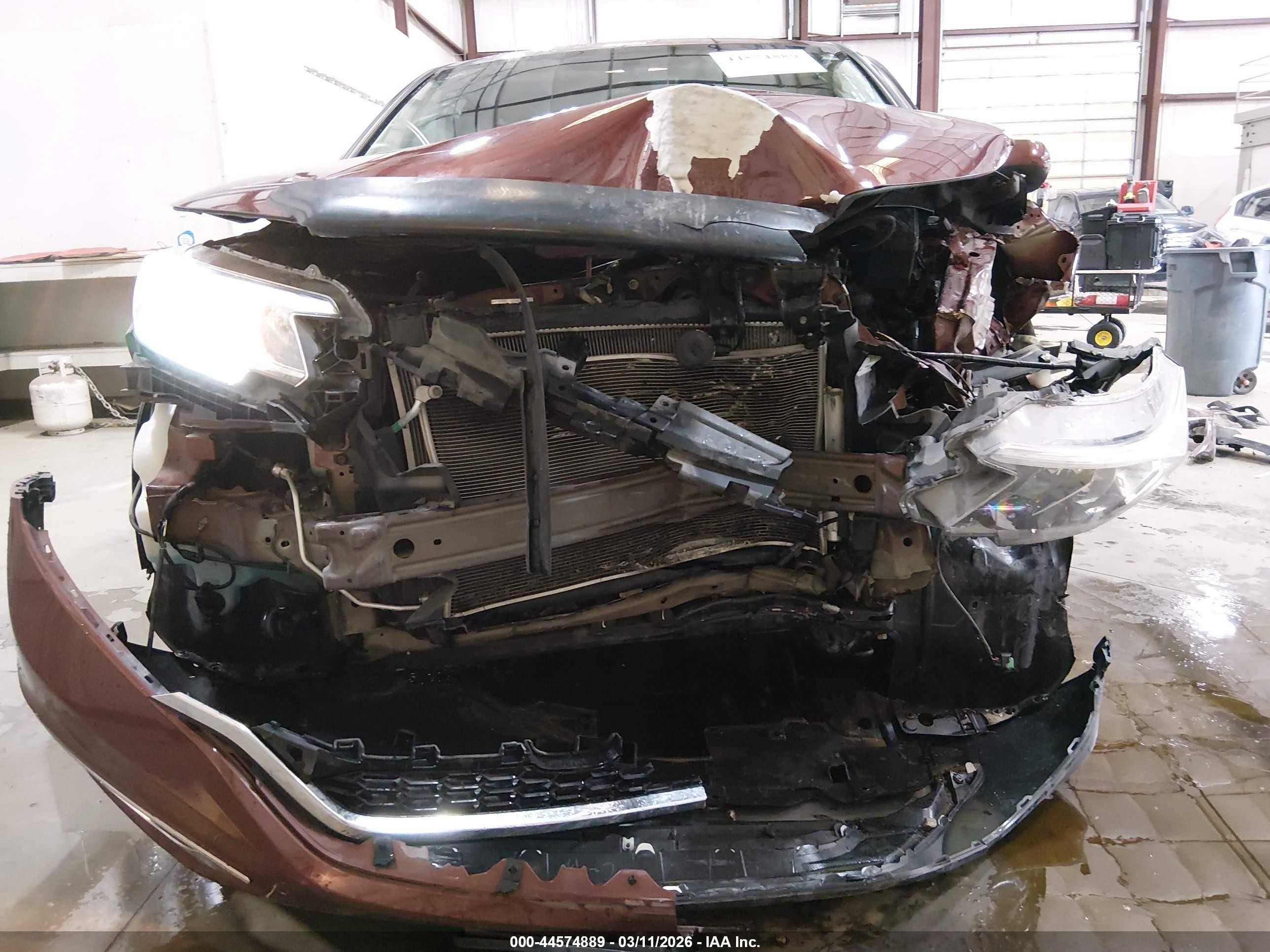 2016 Honda Cr-v Ex Бордовый vin: 5J6RM4H52GL075210