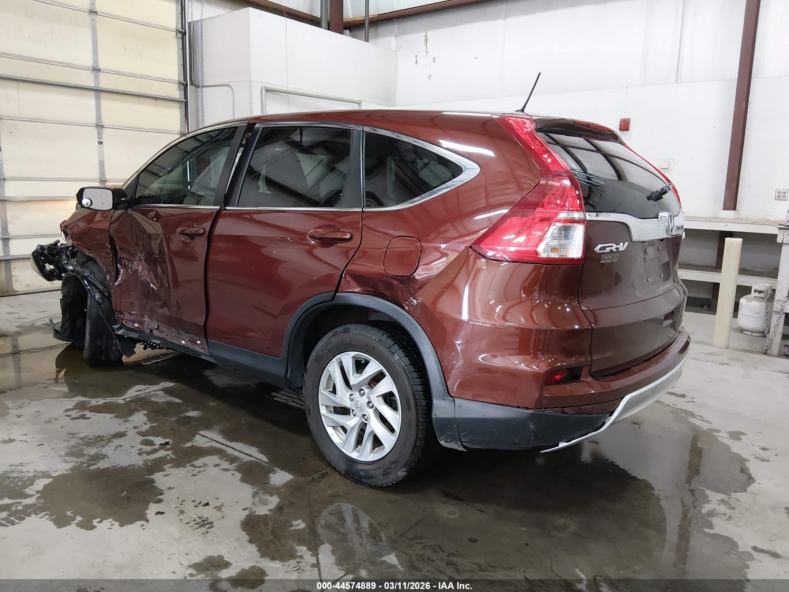 2016 Honda Cr-v Ex Бордовый vin: 5J6RM4H52GL075210
