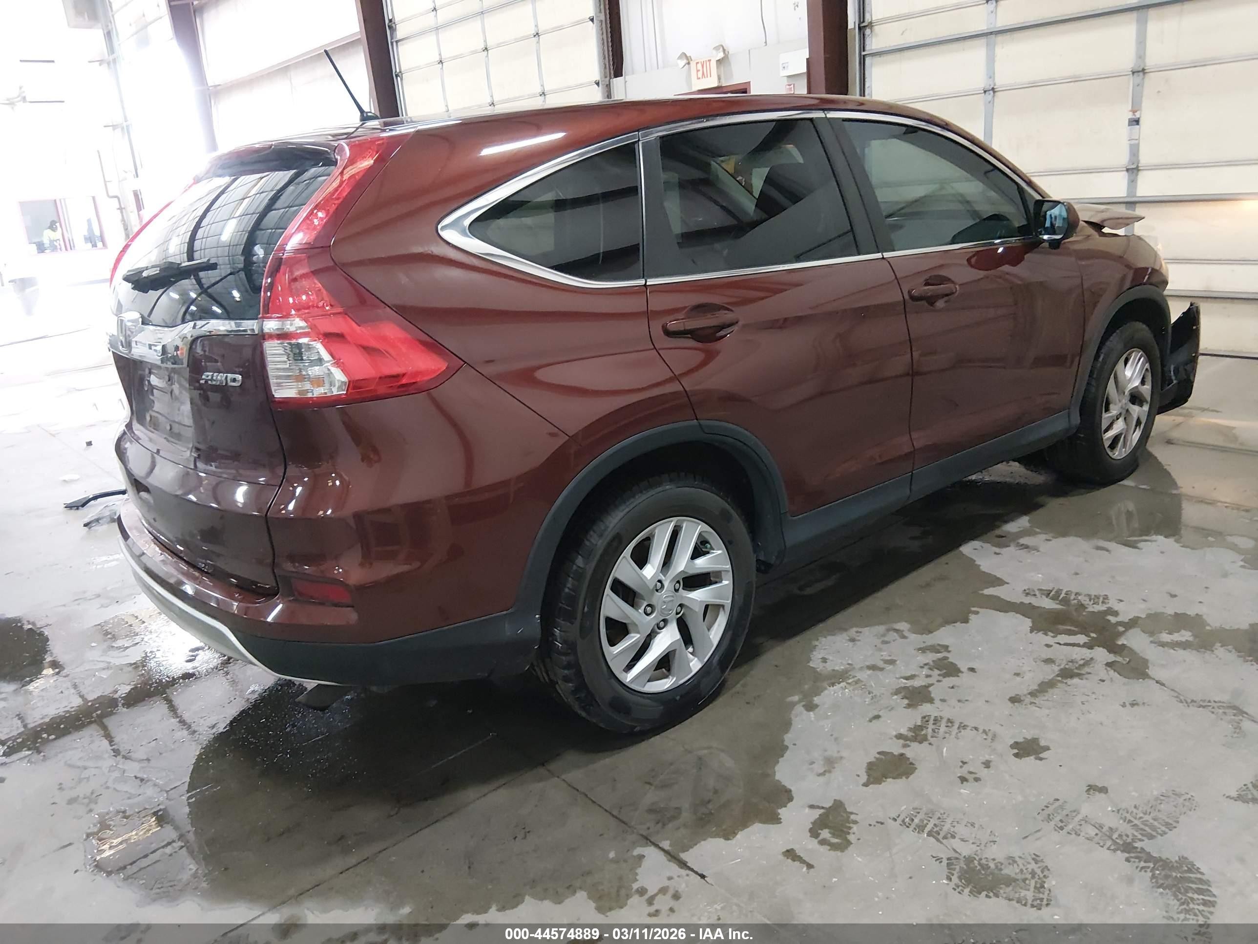 2016 Honda Cr-v Ex Бордовый vin: 5J6RM4H52GL075210