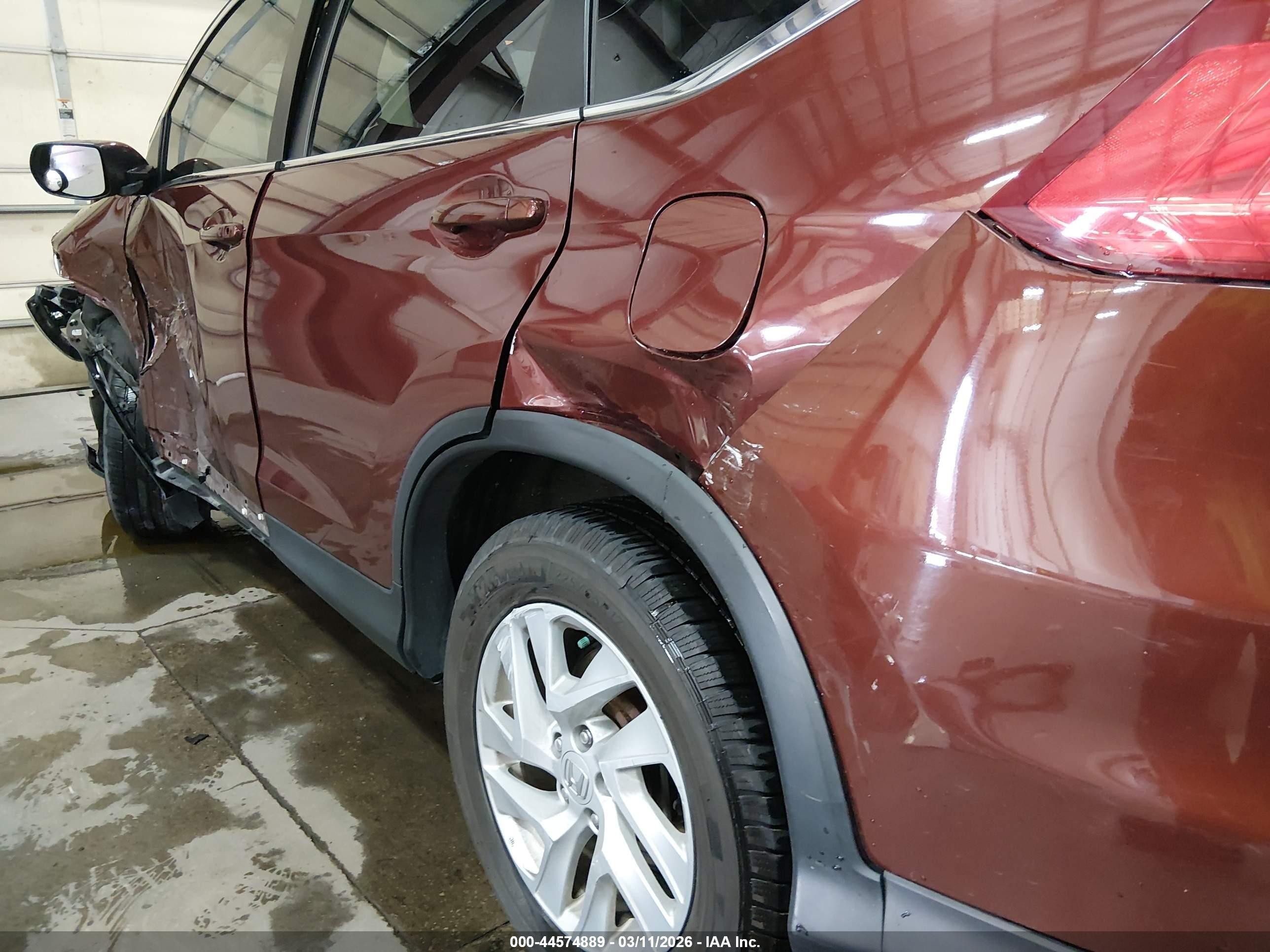 2016 Honda Cr-v Ex Бордовый vin: 5J6RM4H52GL075210
