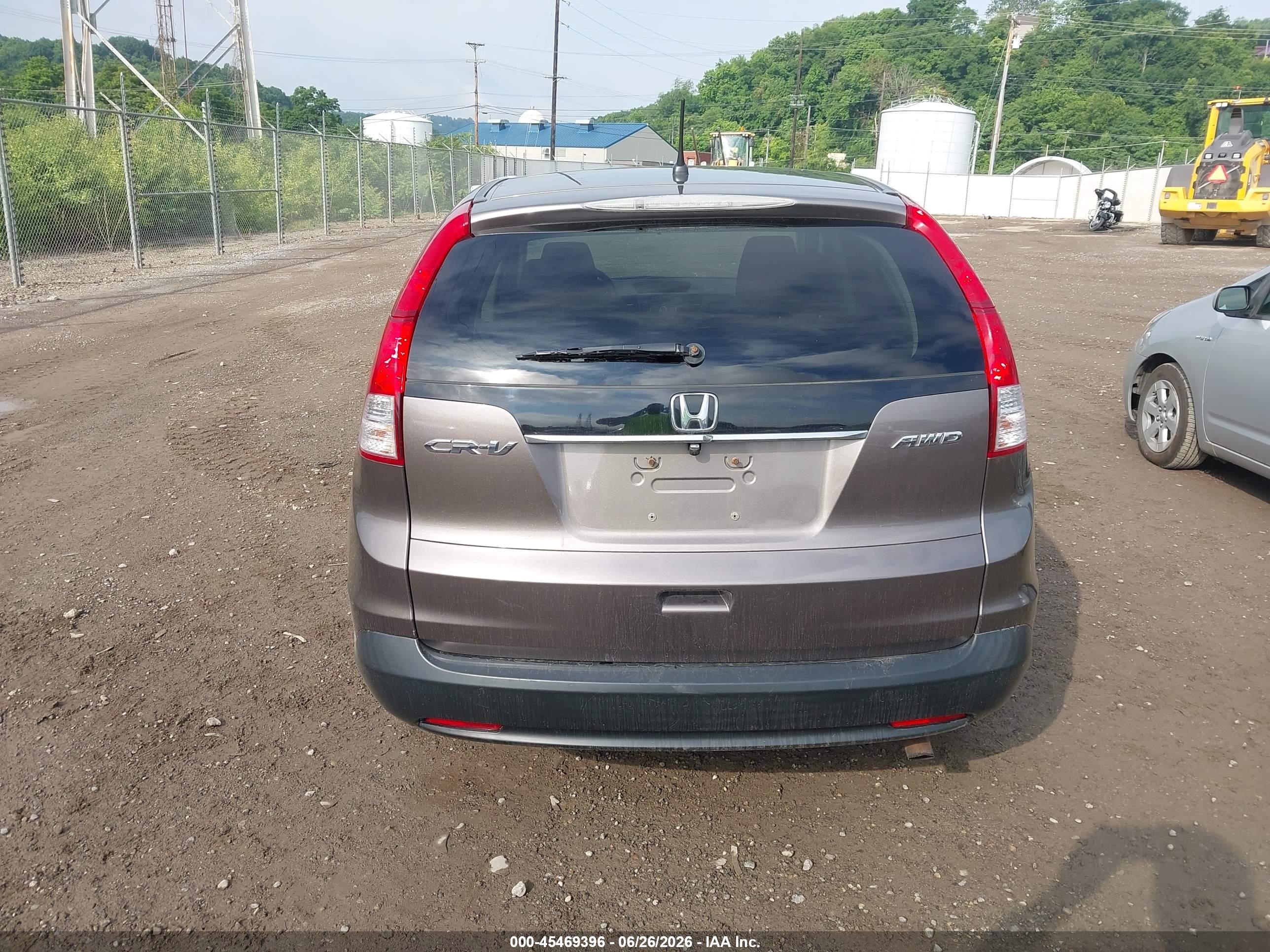 2012 Honda Cr-v Ex Бежевый vin: 5J6RM4H53CL000736