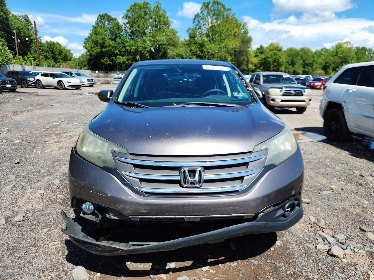 2012 Honda Cr-v Ex Желто-коричневый vin: 5J6RM4H53CL008626