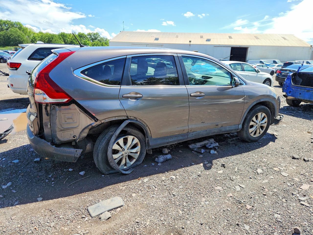 2012 Honda Cr-v Ex Желто-коричневый vin: 5J6RM4H53CL008626