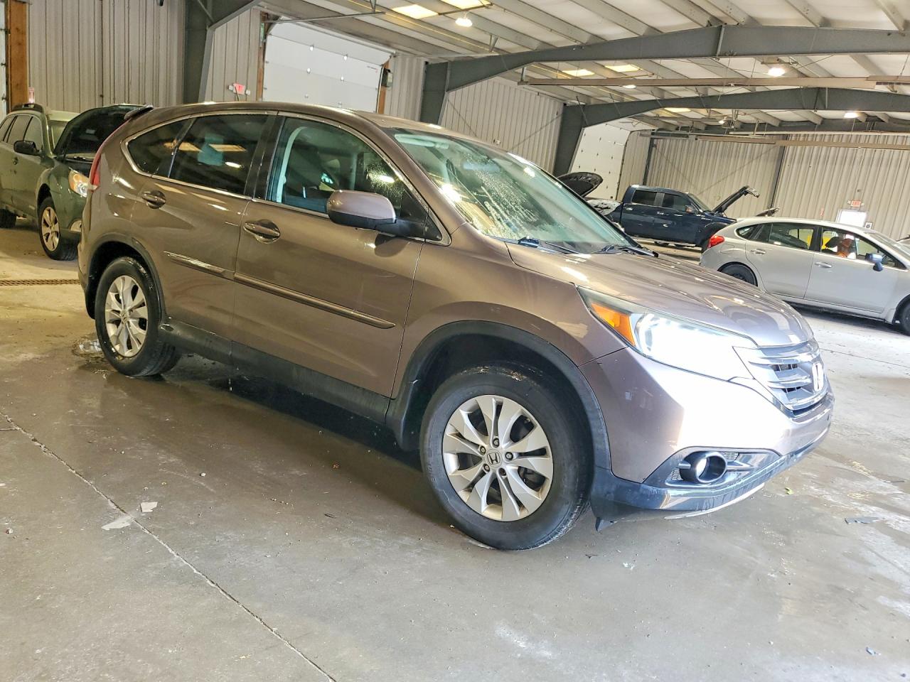 2012 Honda Cr-v Ex Gray vin: 5J6RM4H53CL033946