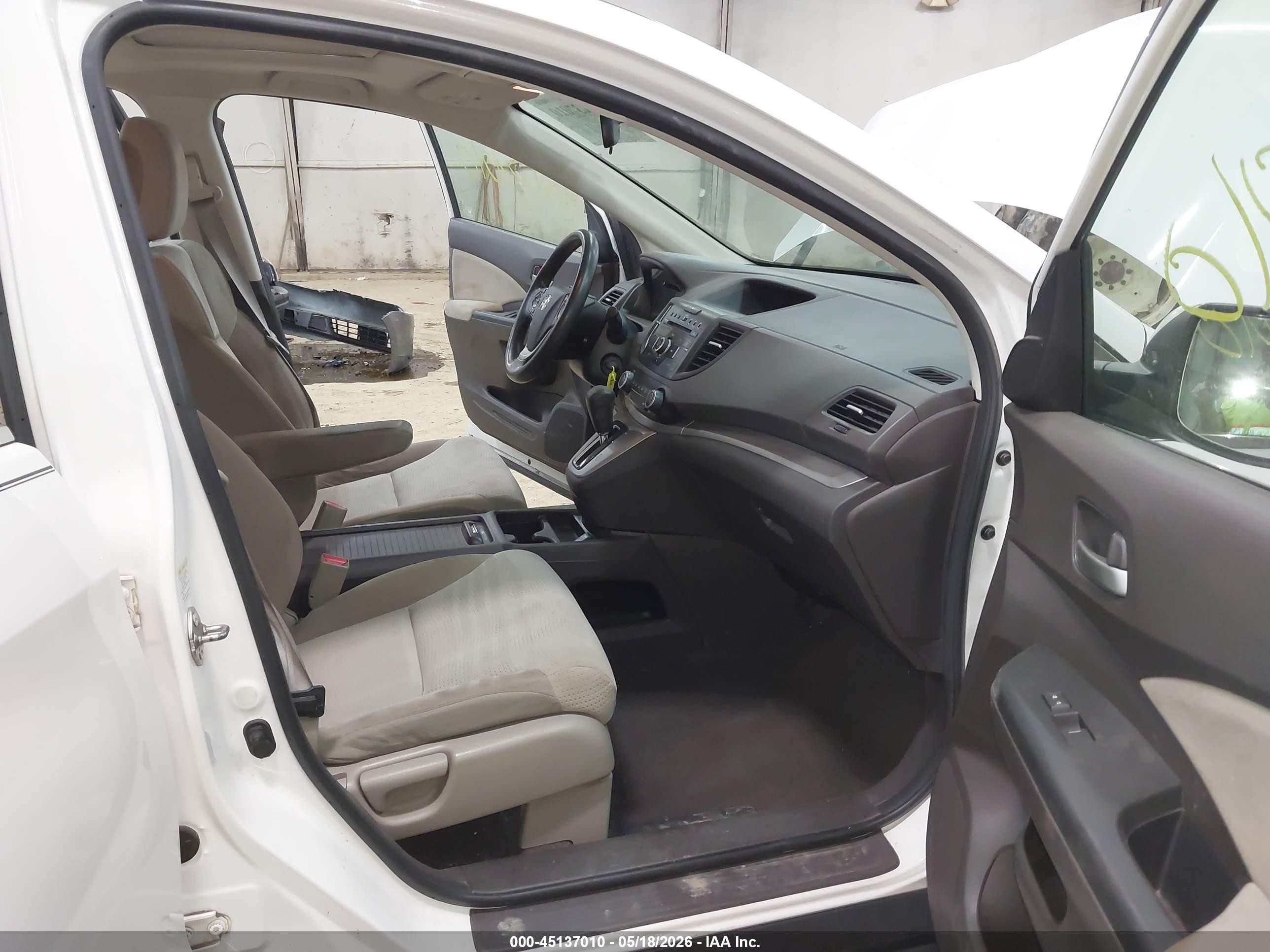 2012 Honda Cr-v Ex White vin: 5J6RM4H53CL037091