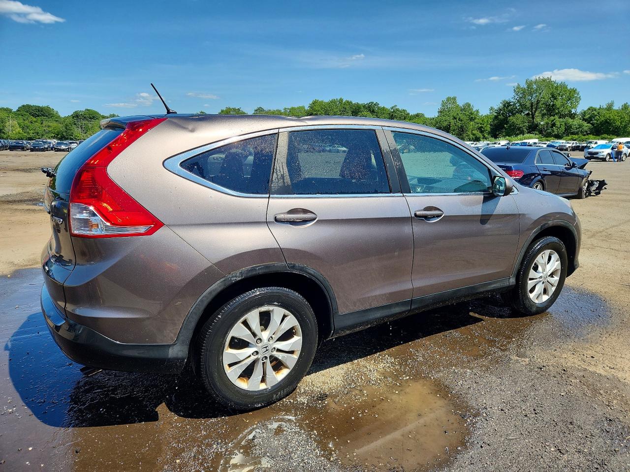 2012 Honda Cr-v Ex Brown vin: 5J6RM4H53CL054506