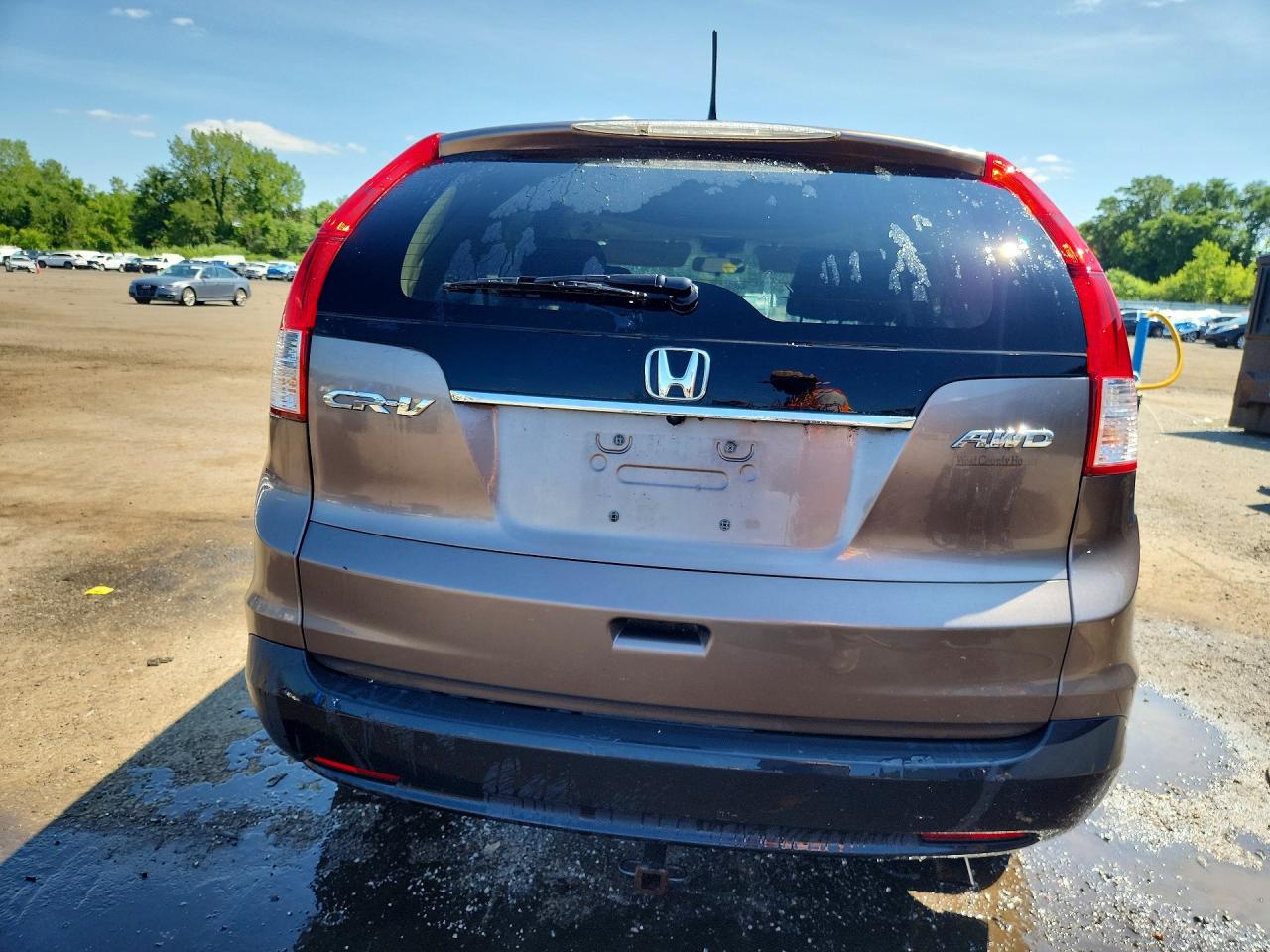2012 Honda Cr-v Ex Brown vin: 5J6RM4H53CL054506