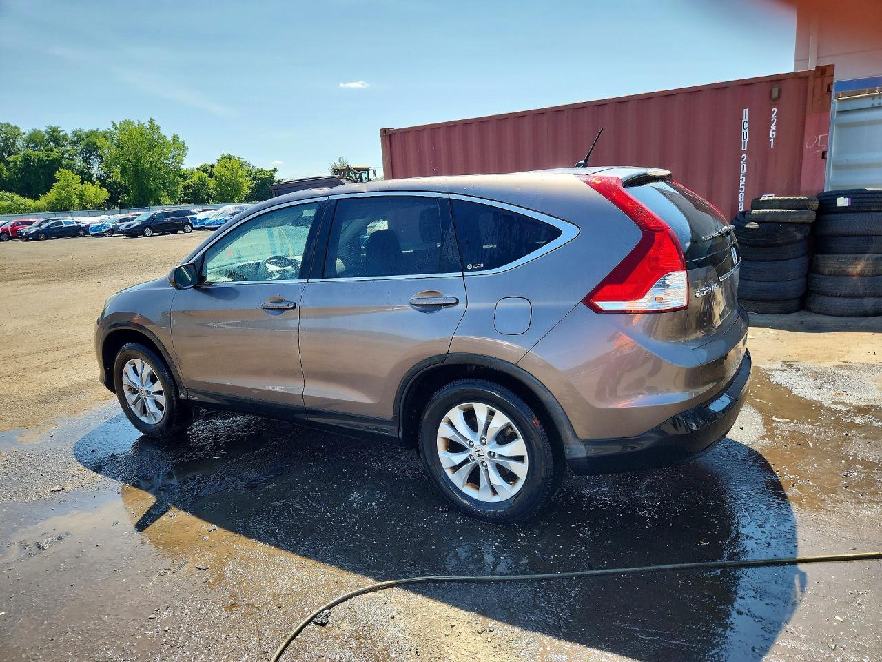 2012 Honda Cr-v Ex Brown vin: 5J6RM4H53CL054506