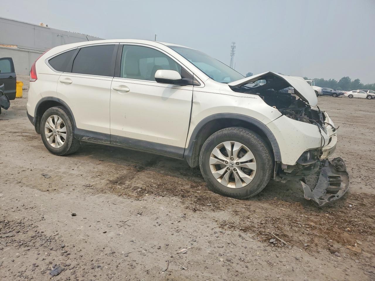 2012 Honda Cr-v Ex White vin: 5J6RM4H53CL057566
