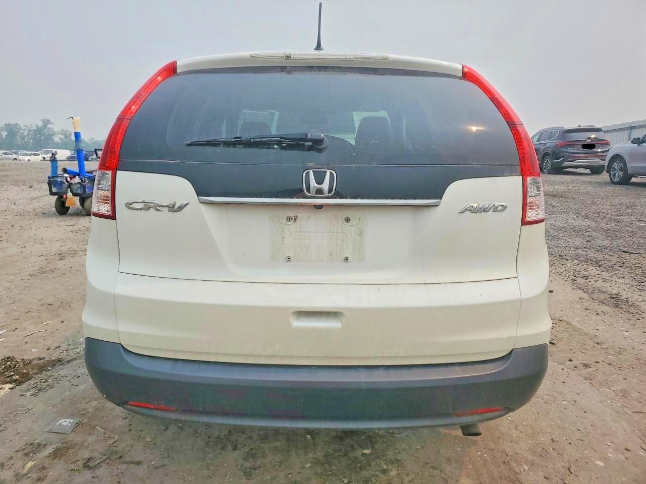2012 Honda Cr-v Ex White vin: 5J6RM4H53CL057566