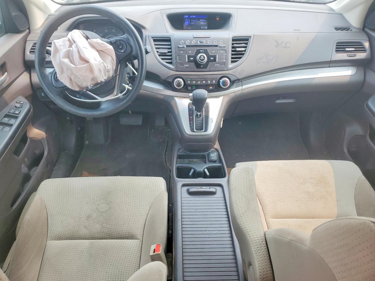 2012 Honda Cr-v Ex White vin: 5J6RM4H53CL057566
