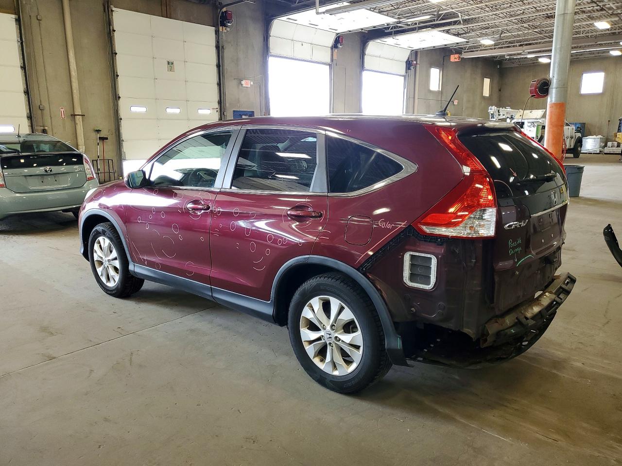 2013 Honda Cr-v Ex Бордовый vin: 5J6RM4H53DL008840