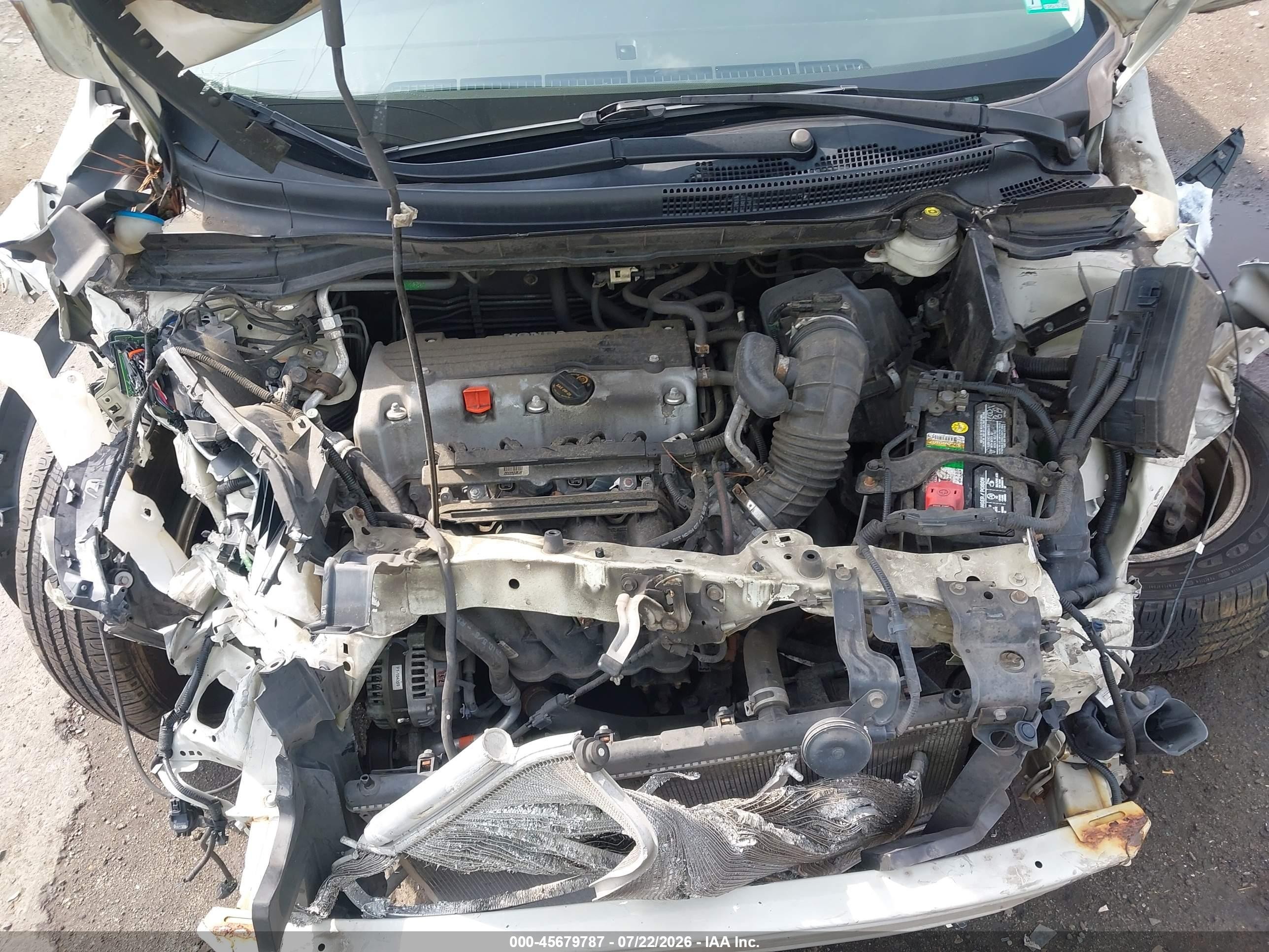 2013 Honda Cr-v Ex White vin: 5J6RM4H53DL018106