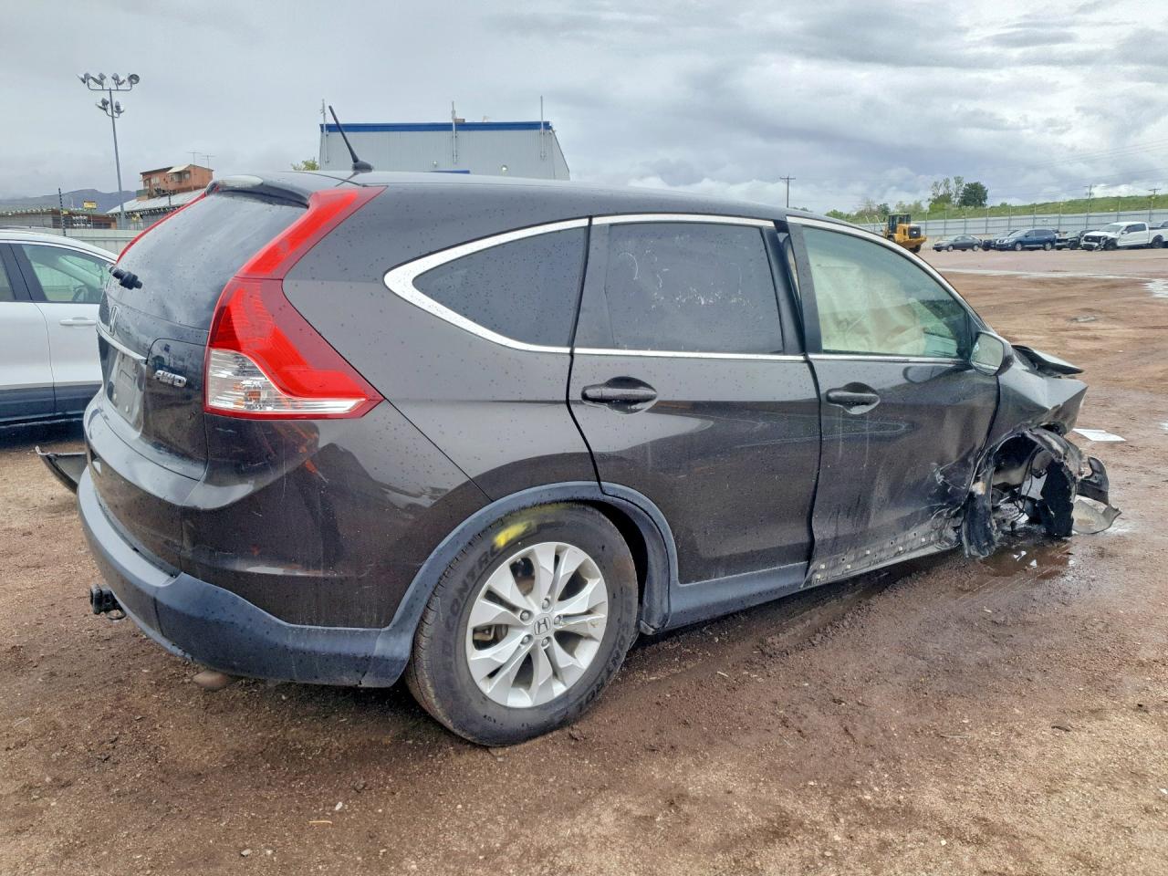 2013 Honda Cr-v Ex Brown vin: 5J6RM4H53DL038100