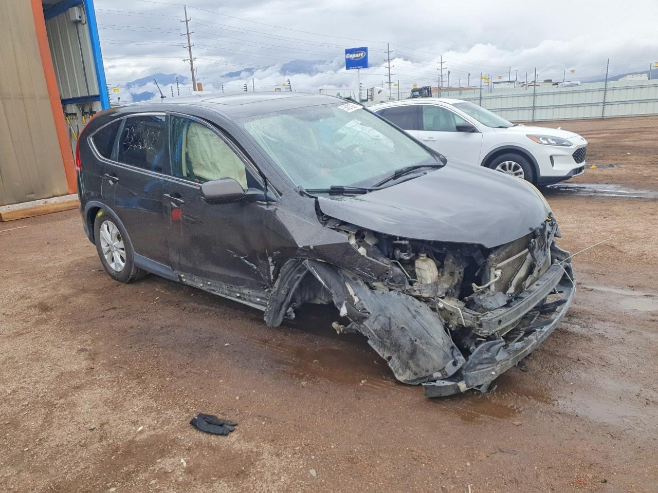 2013 Honda Cr-v Ex Brown vin: 5J6RM4H53DL038100