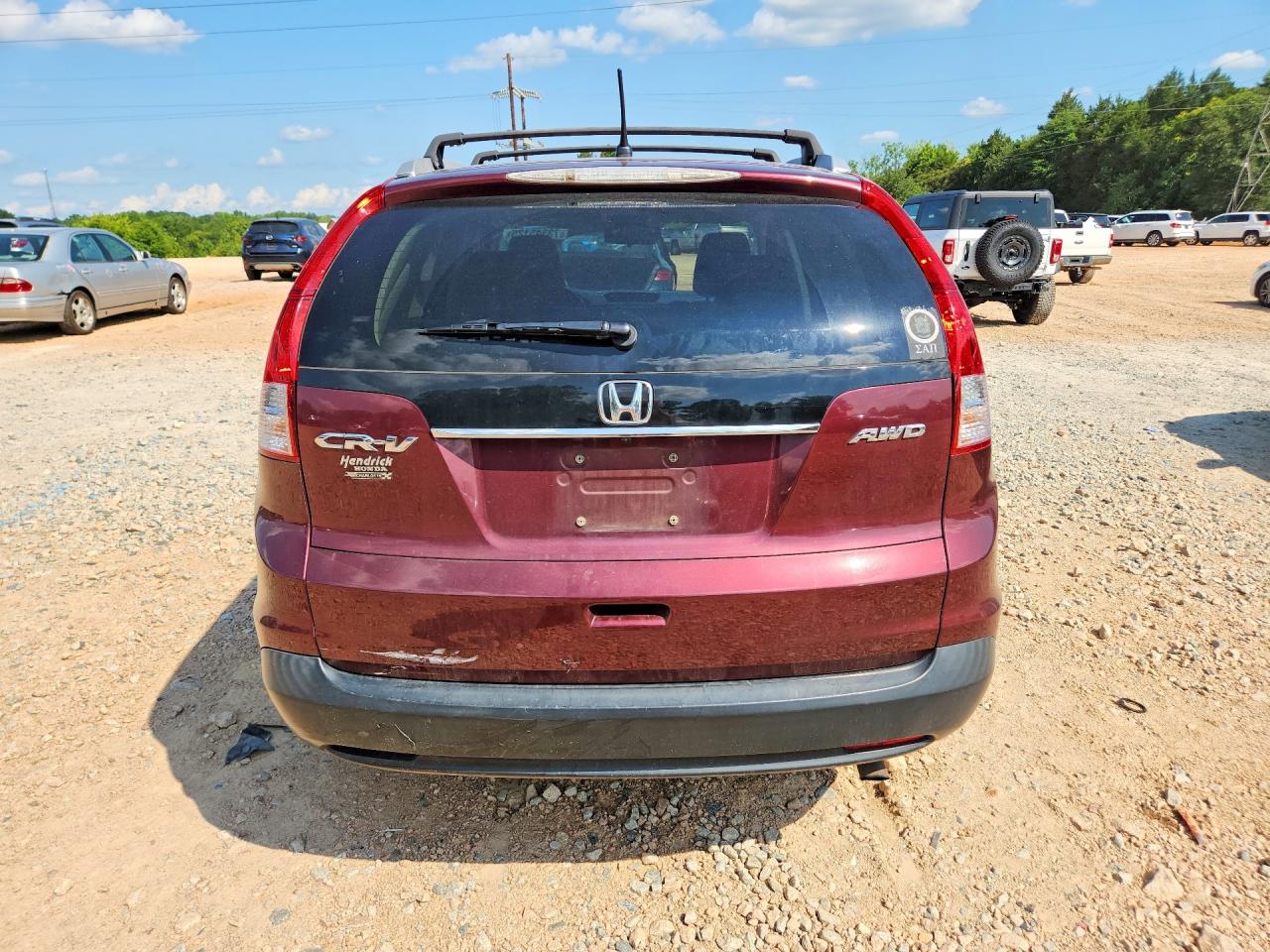 2013 Honda Cr-v Ex Maroon vin: 5J6RM4H53DL043278