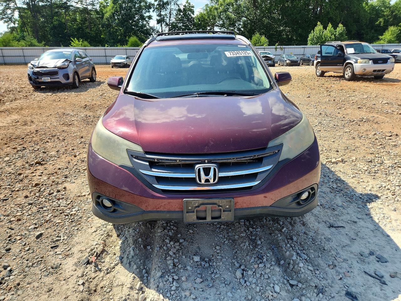 2013 Honda Cr-v Ex Maroon vin: 5J6RM4H53DL043278