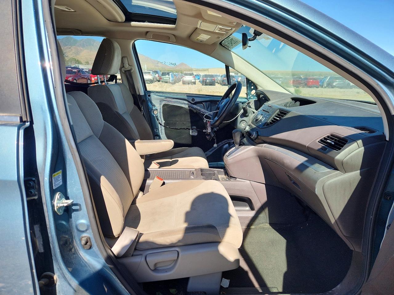2013 Honda Cr-v Ex Blue vin: 5J6RM4H53DL043572
