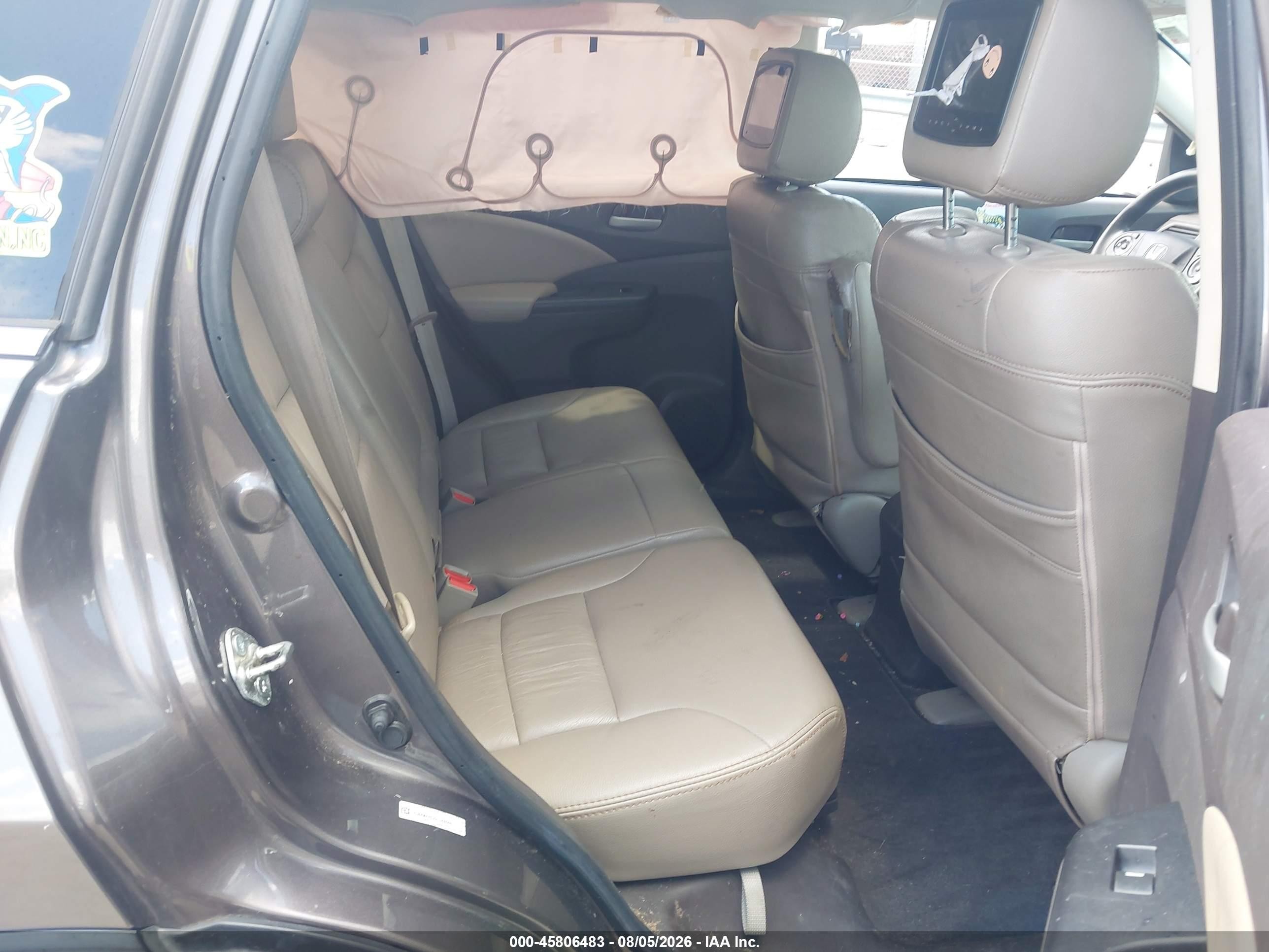 2013 Honda Cr-v Ex Gray vin: 5J6RM4H53DL088866