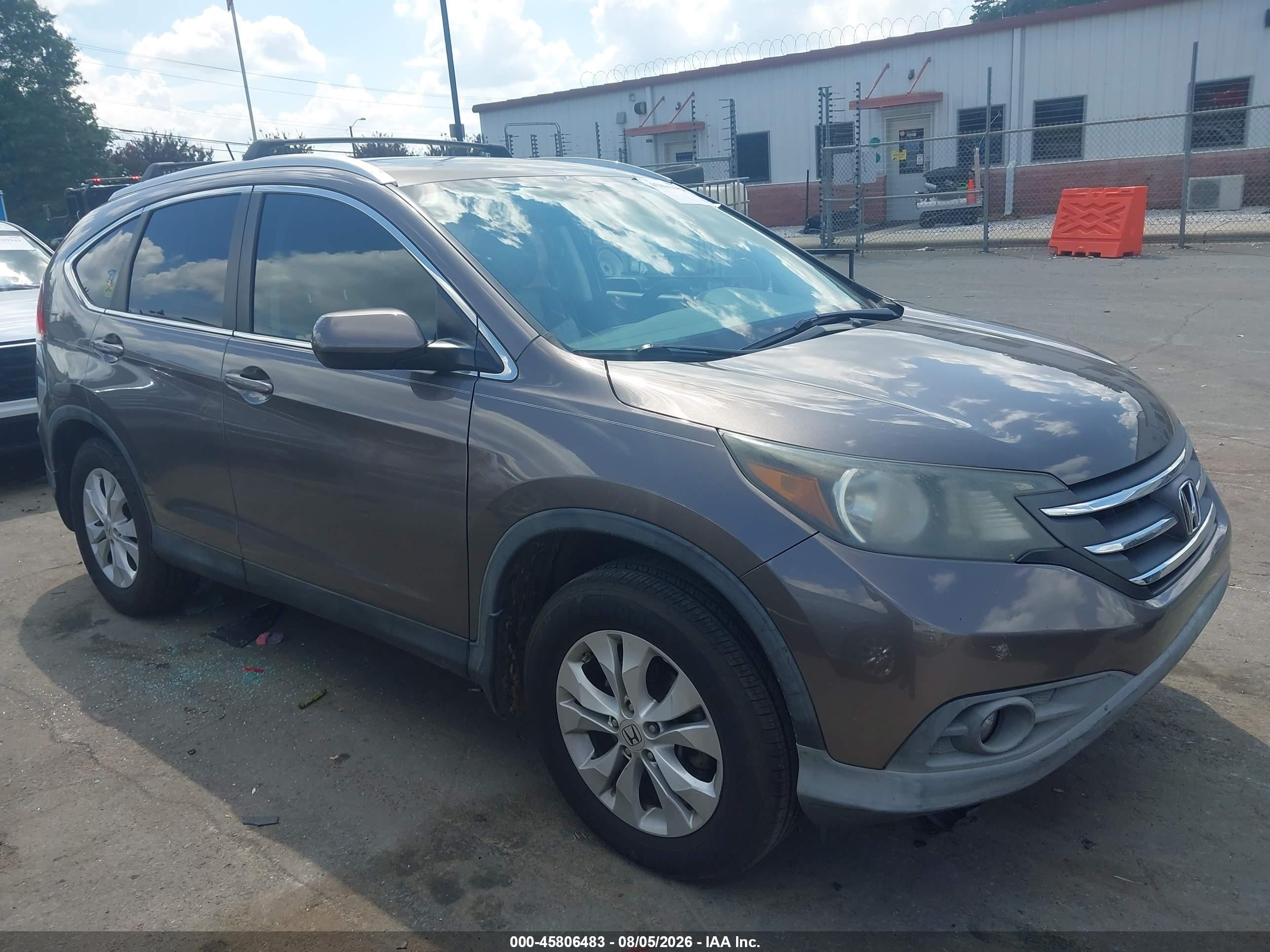 2013 Honda Cr-v Ex Gray vin: 5J6RM4H53DL088866