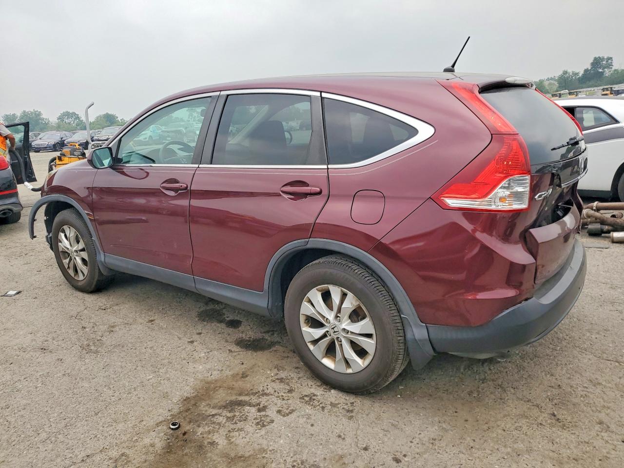 2014 Honda Cr-v Ex Maroon vin: 5J6RM4H53EL002506