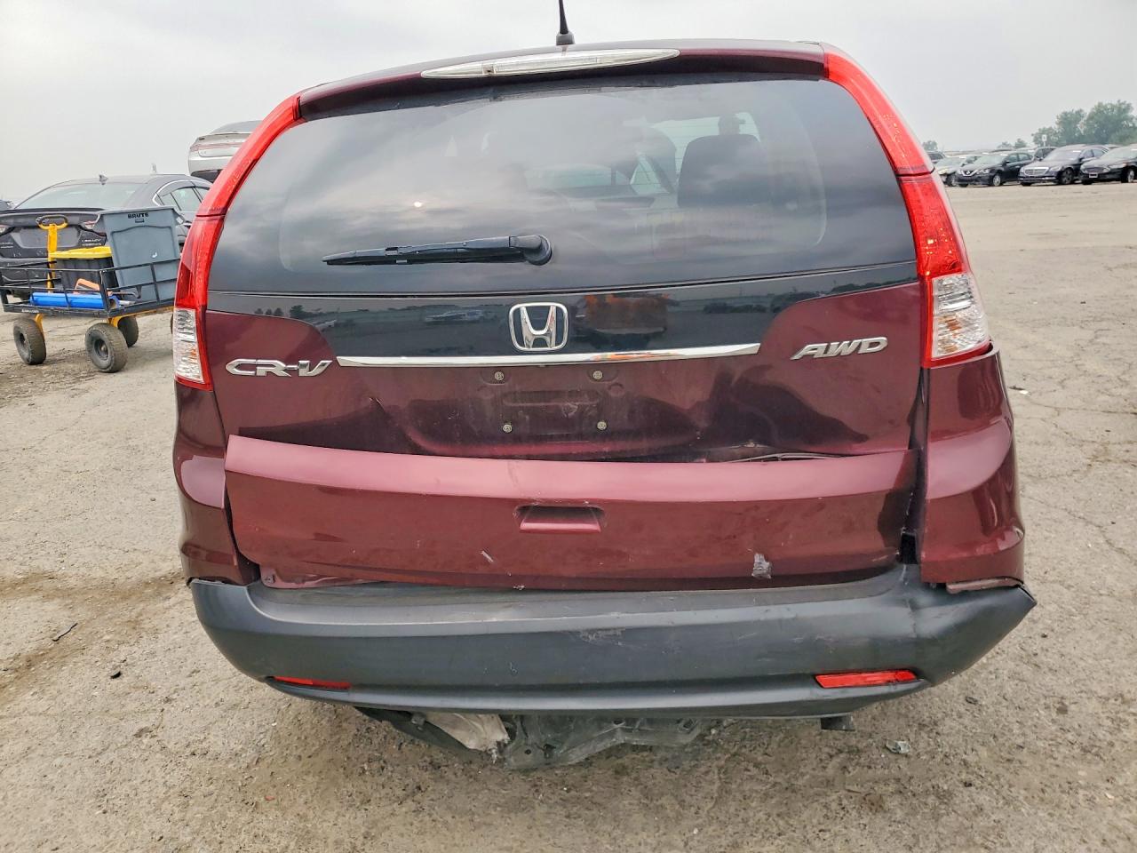 2014 Honda Cr-v Ex Maroon vin: 5J6RM4H53EL002506