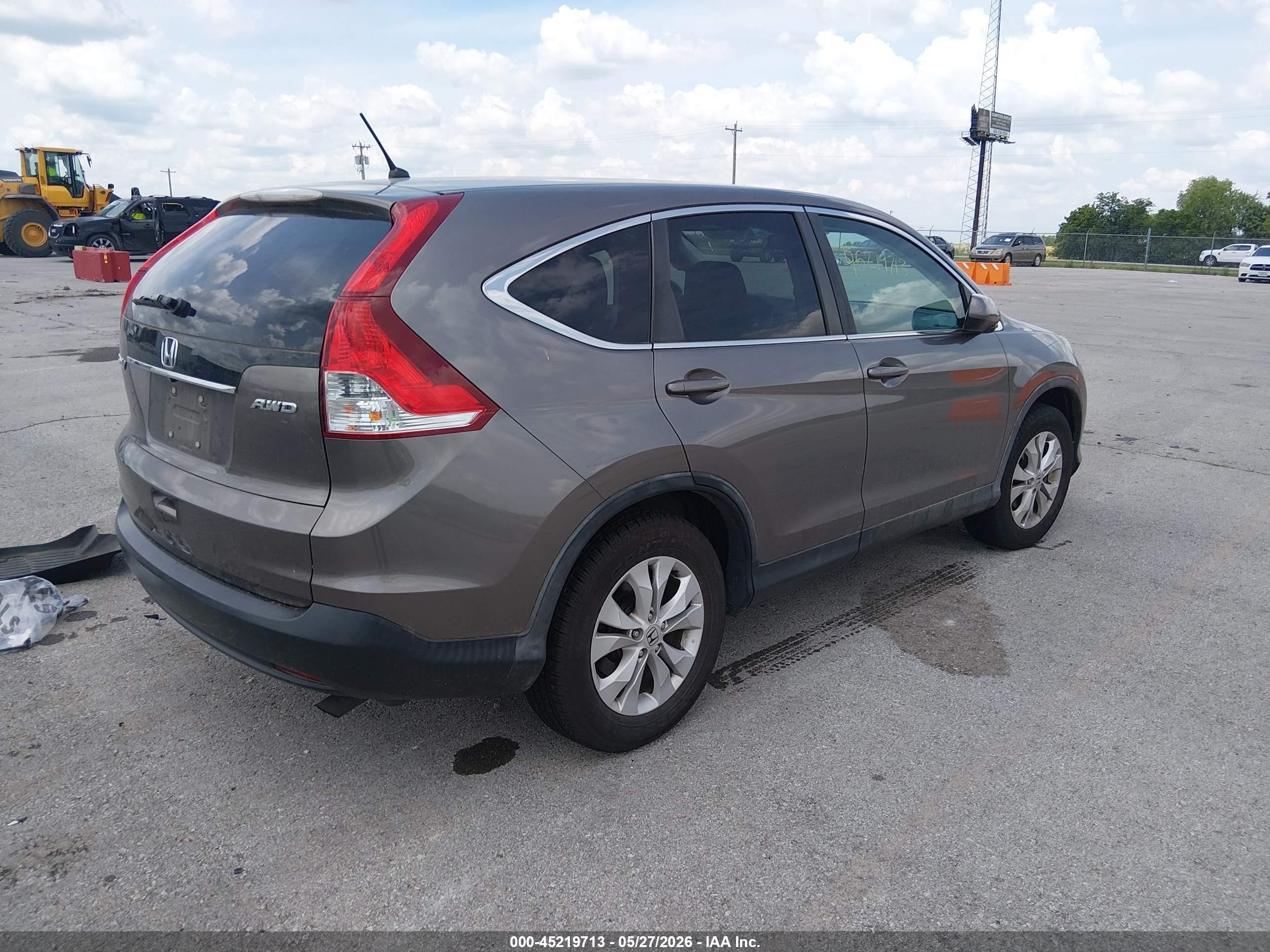 2014 Honda Cr-v Ex Gray vin: 5J6RM4H53EL013098