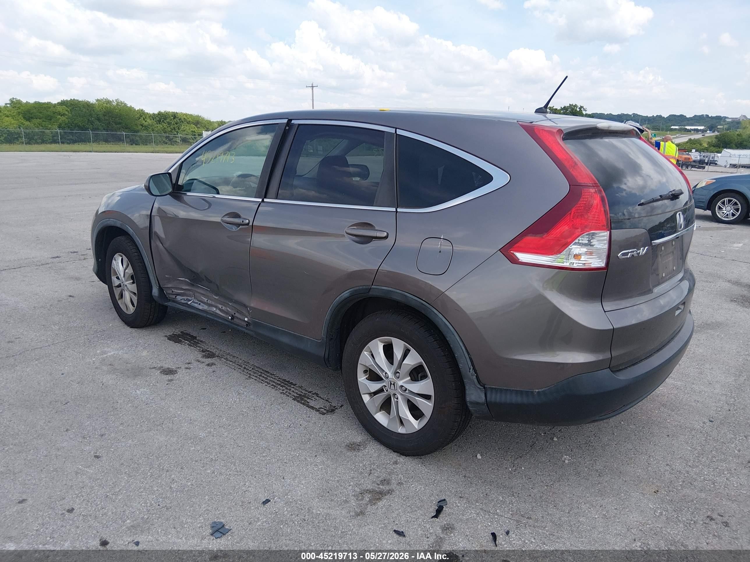 2014 Honda Cr-v Ex Gray vin: 5J6RM4H53EL013098