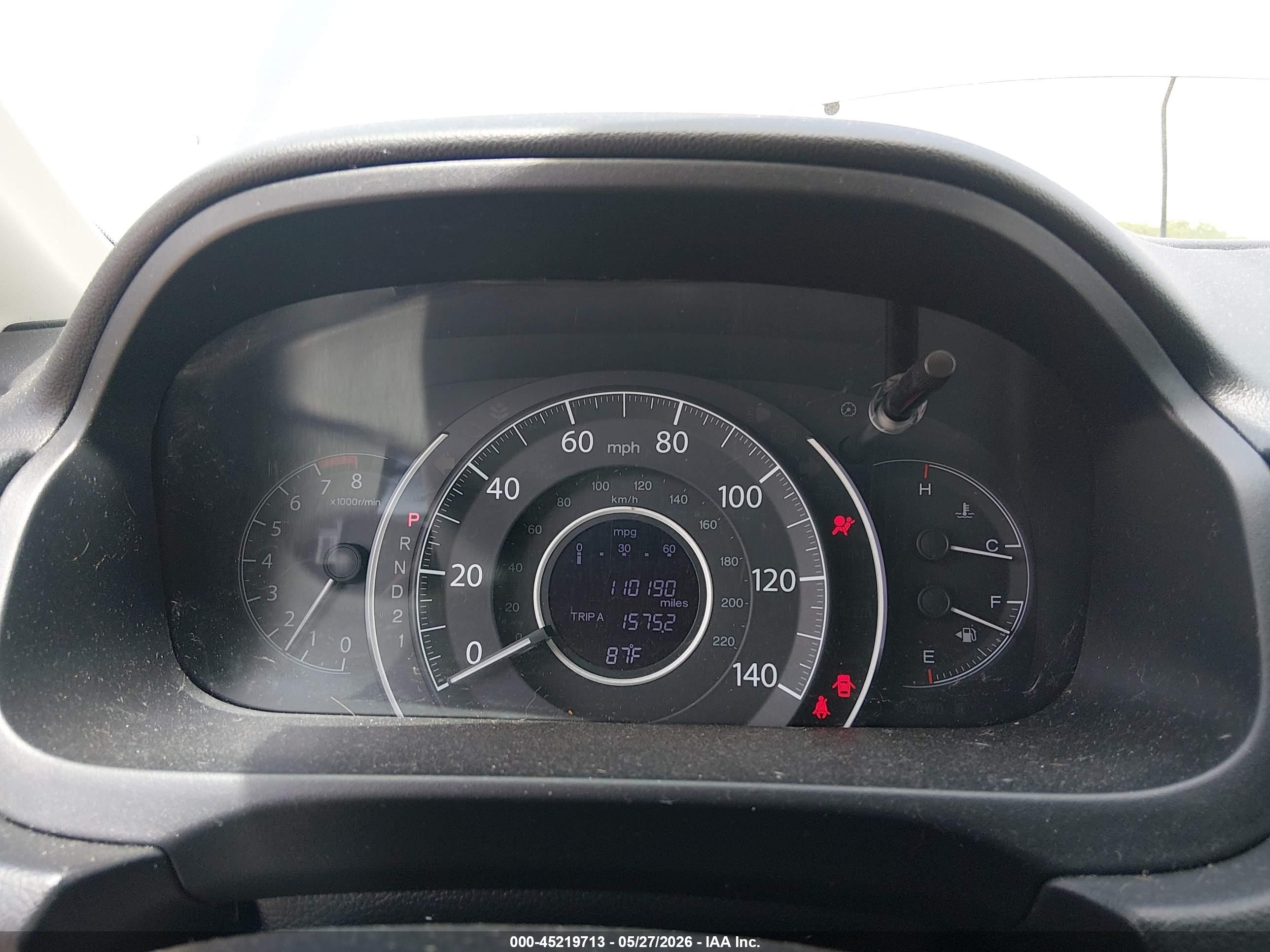 2014 Honda Cr-v Ex Gray vin: 5J6RM4H53EL013098