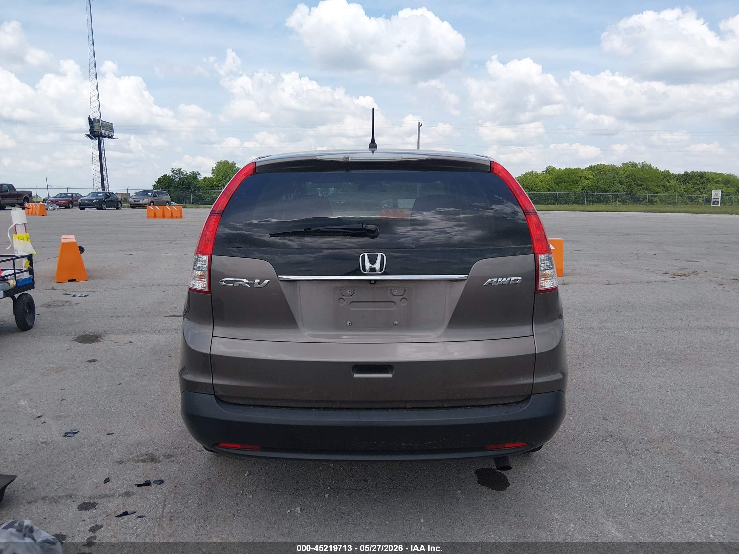 2014 Honda Cr-v Ex Gray vin: 5J6RM4H53EL013098