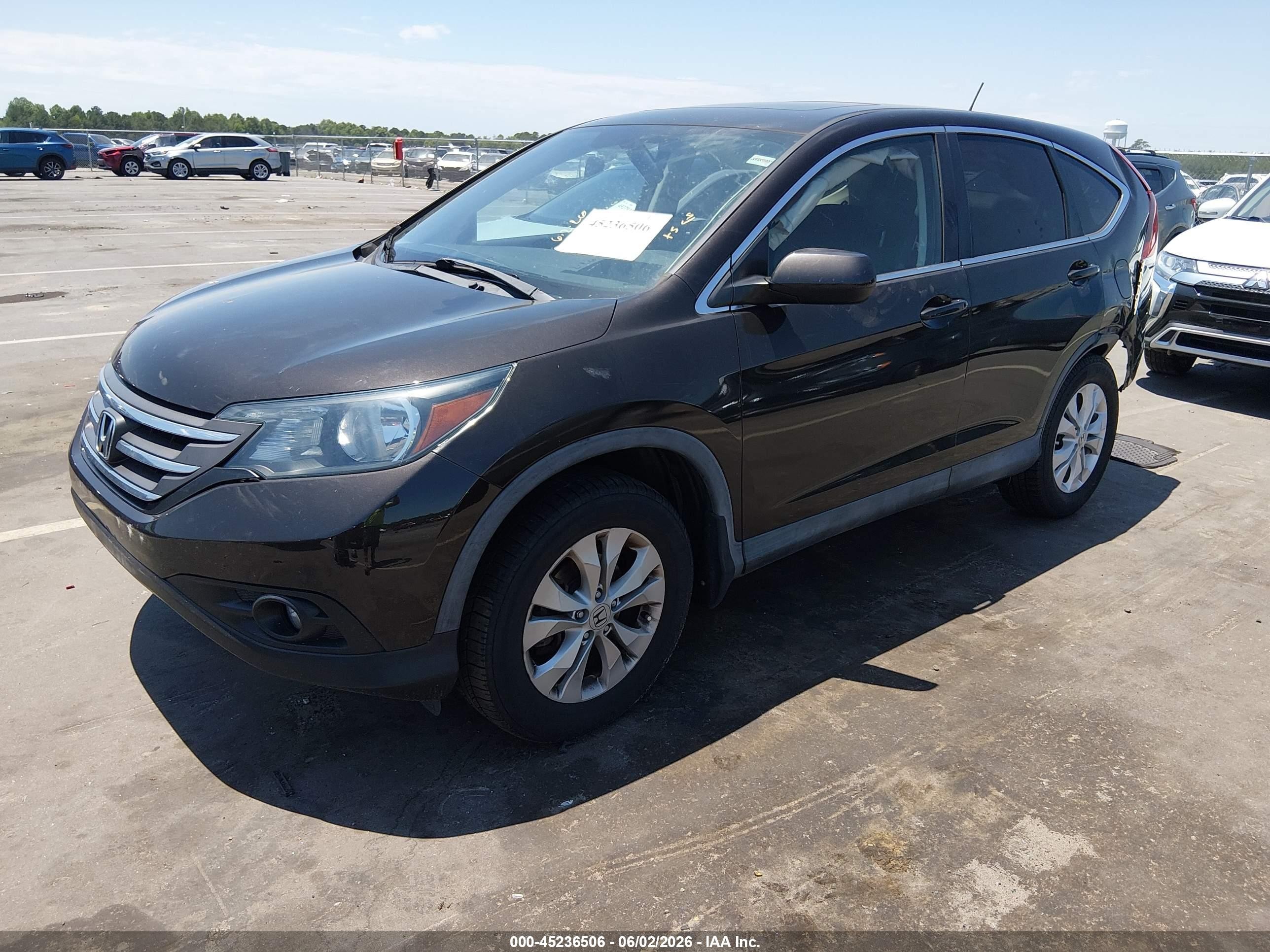 2014 Honda Cr-v Ex Brown vin: 5J6RM4H53EL027907